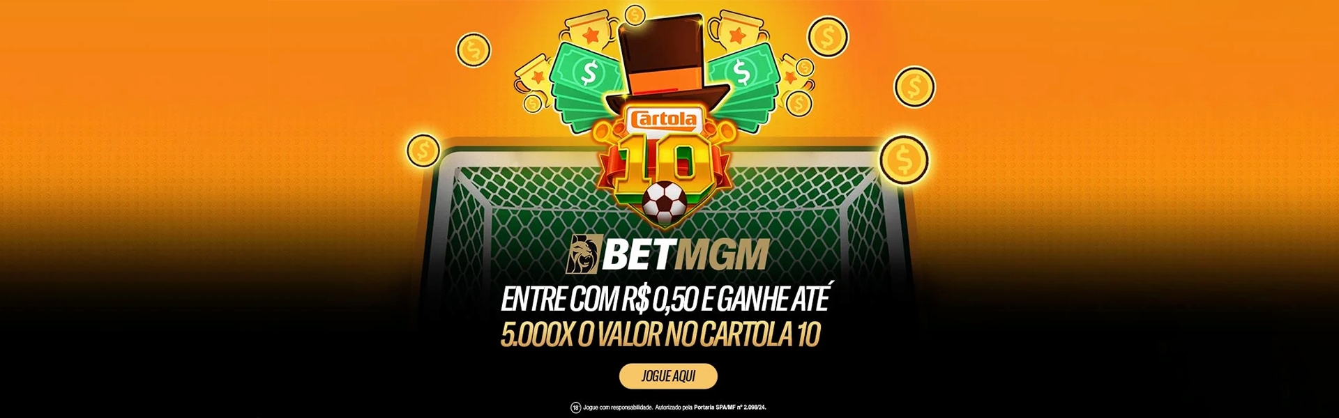 Banner promocional da Bet MGM